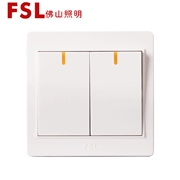 佛山照明 FSL開關 16A二位單/雙極開關 F22系列（白色）佛山電工