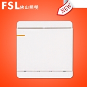 佛山照明 FSL開關 F24 一位單/雙控大翹板開關（白色）  佛山電工